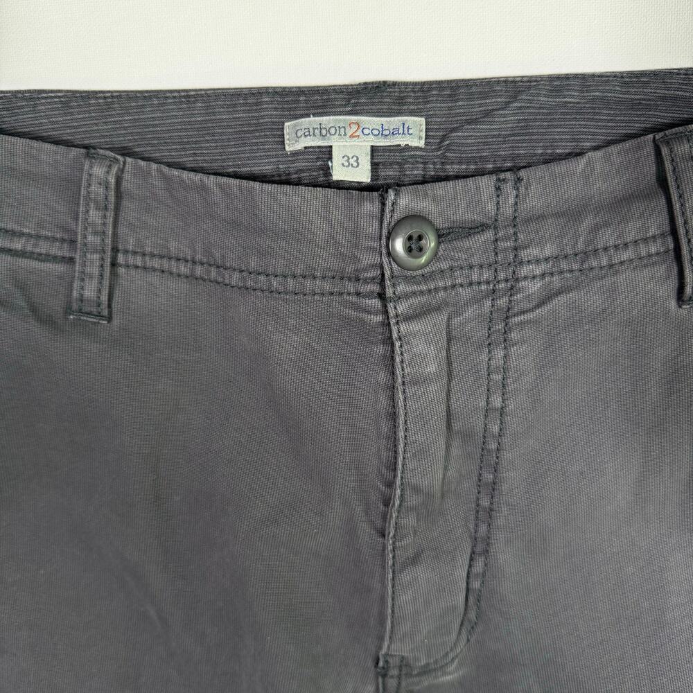 Carbon2Cobalt Gray Stretch Chino‎ Pants Men's Size 33 Casual